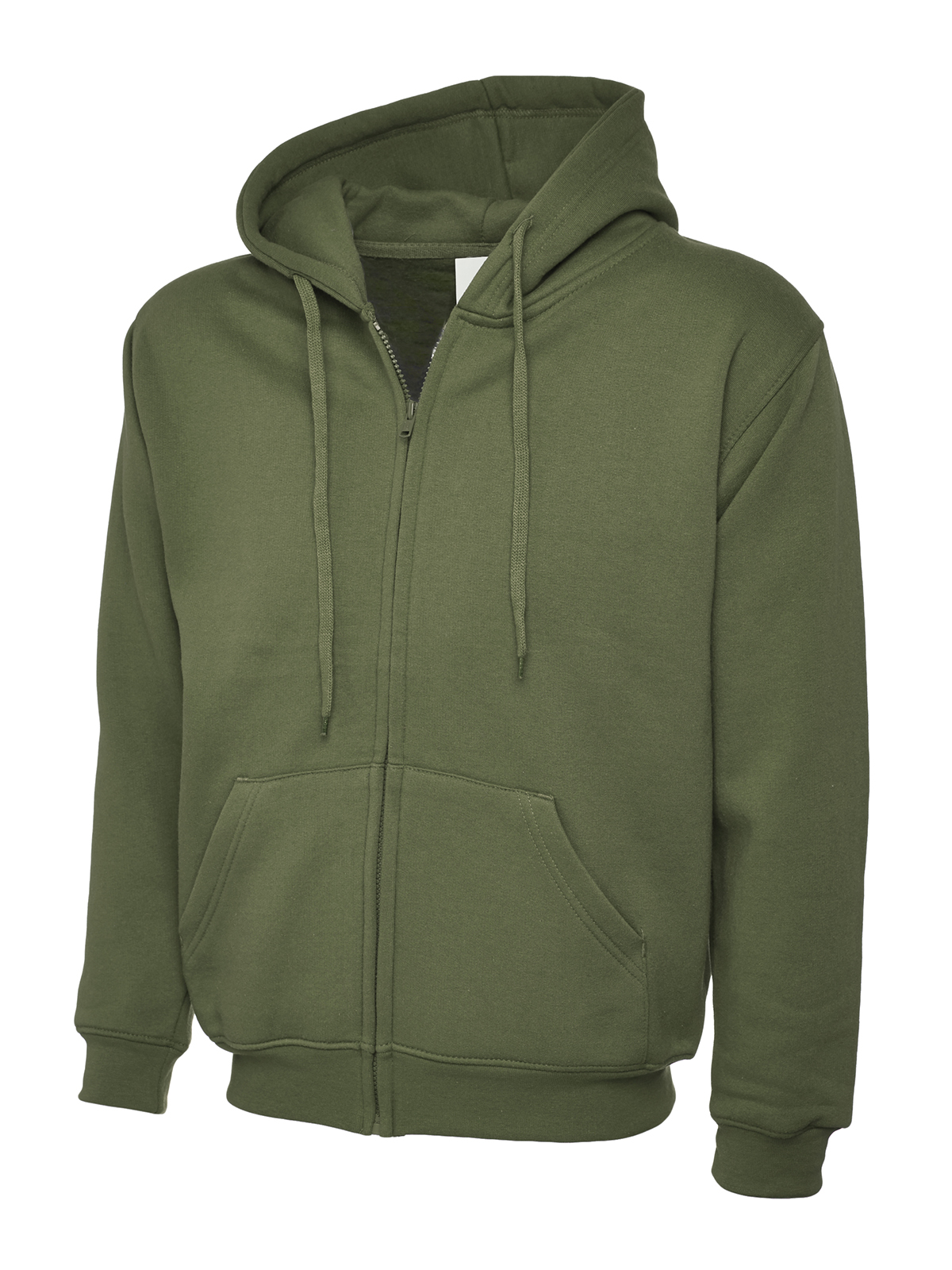 Adults Classic Full Zip Hooded Sweatshirt-Uneek Clothing