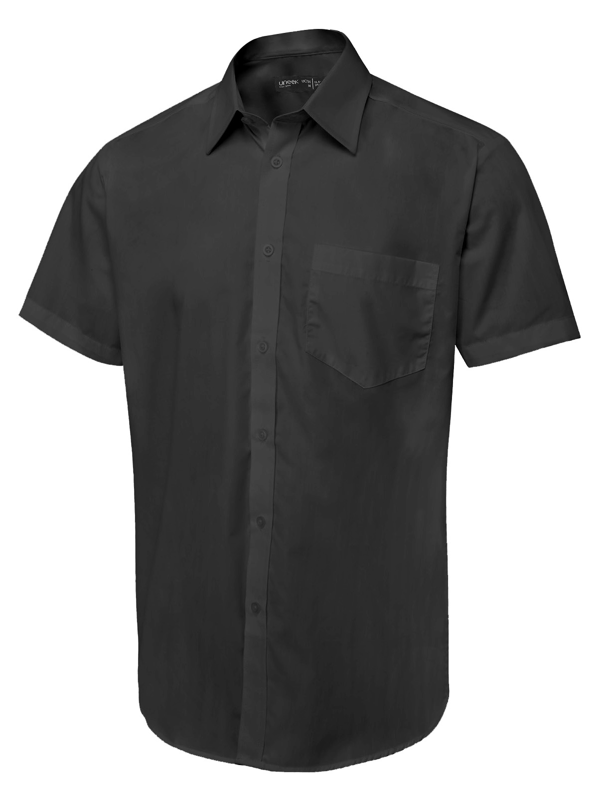 Men&#8216;s Short Sleeve Poplin Shirt-Uneek Clothing