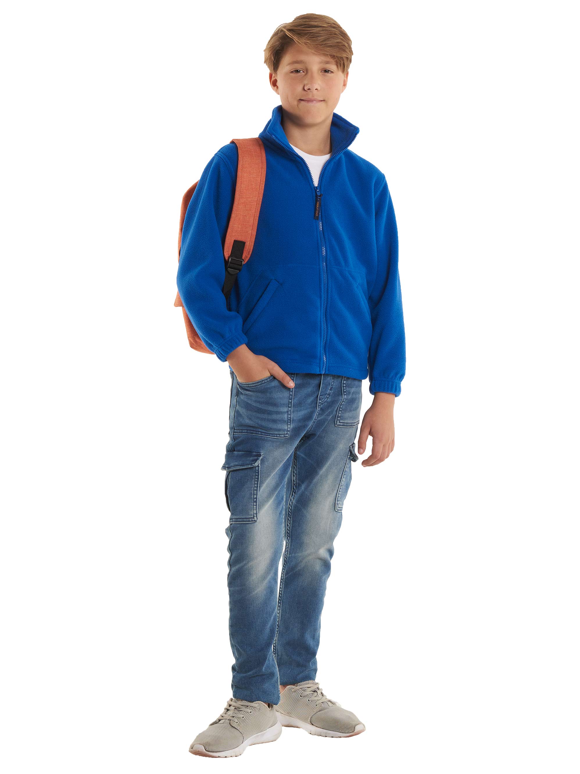 300GSM Childrens Full Zip Micro Fleece Jacket